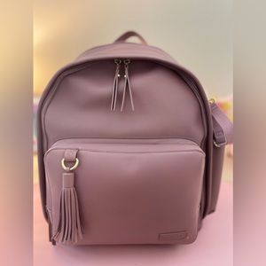 SKIP HOP diaper bag leather.